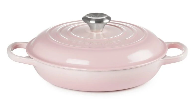 Le Creuset Multifunctionele Braadpan 2 Liter ø 26 Cm Gietijzer Shell Pink 4 Le Creuset Multifunctionele Braadpan 2 Liter ø 26 Cm Gietijzer Shell Pink - Afbeelding 2