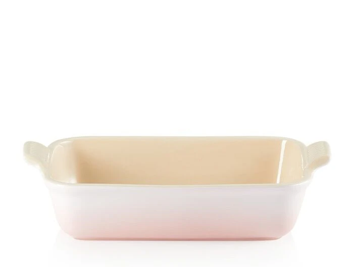 Le Creuset Ovenschaal Rechthoekig 26/31 Cm Aardewerk Shell Pink 4 Le Creuset Ovenschaal Rechthoekig 26/31 Cm Aardewerk Shell Pink - Afbeelding 2