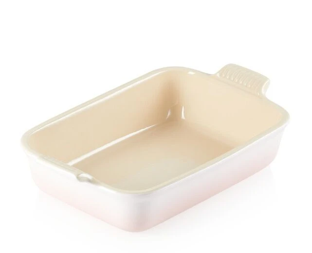 Le Creuset Ovenschaal Rechthoekig 26/31 Cm Aardewerk Shell Pink 7 Le Creuset Ovenschaal Rechthoekig 26/31 Cm Aardewerk Shell Pink - Afbeelding 5
