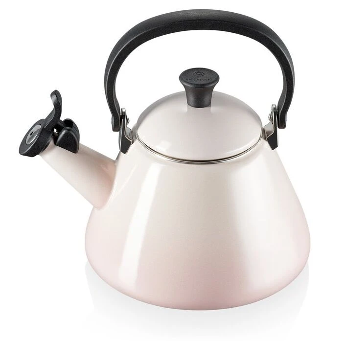 Le Creuset Kone Fluitketel 1,6 Liter Staal Shell Pink 4 Le Creuset Kone Fluitketel 1,6 Liter Staal Shell Pink - Afbeelding 2
