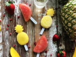 Lekue Lékué Fun & Sun Ijsvorm Watermeloen Ananas Silicone Rood 4 Stuks -Keukengerei Verkoop s l640 1 1