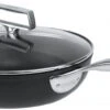 Cristel Castel'pro Exceliss+ Ultralu Sauteerpan Met Anti-aanbaklaag En Glasdeksel ø 24 Cm Aluminium Zwart -Keukengerei Verkoop sauteuse castel pro alu2