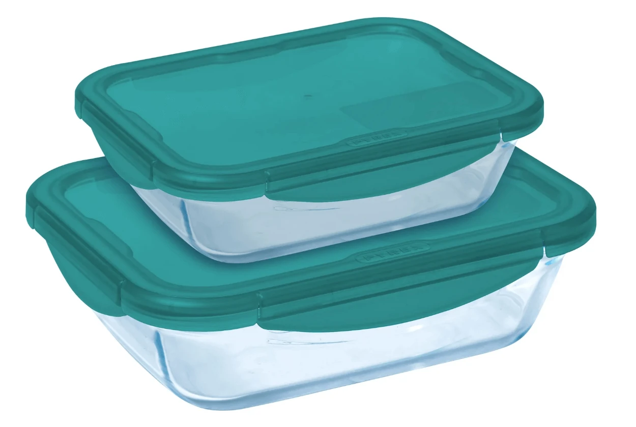 Pyrex Ovenschaal Met Deksel Glas 2-delig 3 Pyrex Ovenschaal Met Deksel Glas 2-delig