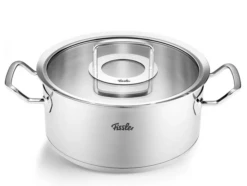Fissler Original Profi Kookpan Laag Met Glasdeksel ø 24 Cm Rvs