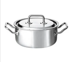 Spring Brigade Premium Braadpan Met Rvs Deksel ø 22 Cm Rvs
