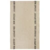 Charvet BON APPETIT Theedoek 75 X 45 Cm Linnen Zwart/beige