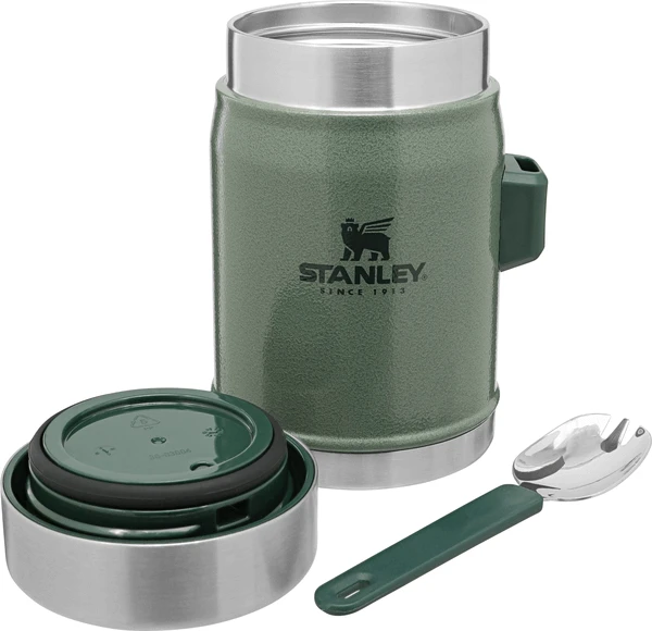 Stanley Classic Food Jar + Spork 400 Ml Groen 5 Stanley Classic Food Jar + Spork 400 Ml Groen - Afbeelding 3