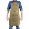Alaskan Maker N°281 Schort 85 X 68,5 Cm Katoen Leer Fern Green -Keukengerei Verkoop tablier n281 2