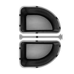 Wesco Multi Collector 2 Afvalemmer 2 X 25 Liter Mat Sand -Keukengerei Verkoop wesco multi collector 2 univ2 4