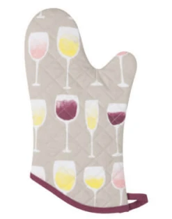 Now Designs Wine Tasting Ovenwant 30 X 13 Cm Katoen