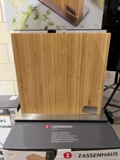 Zassenhaus Magnetisch Messenblok 28 X 9 X 25,5 Cm Walnoothout -Keukengerei Verkoop zassenhaus logo 1