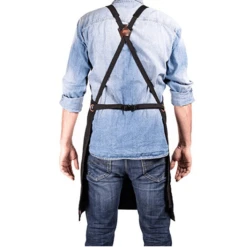 Alaskan Maker N°515 Schort Katoen Zwart -Keukengerei Verkoop zwart 4